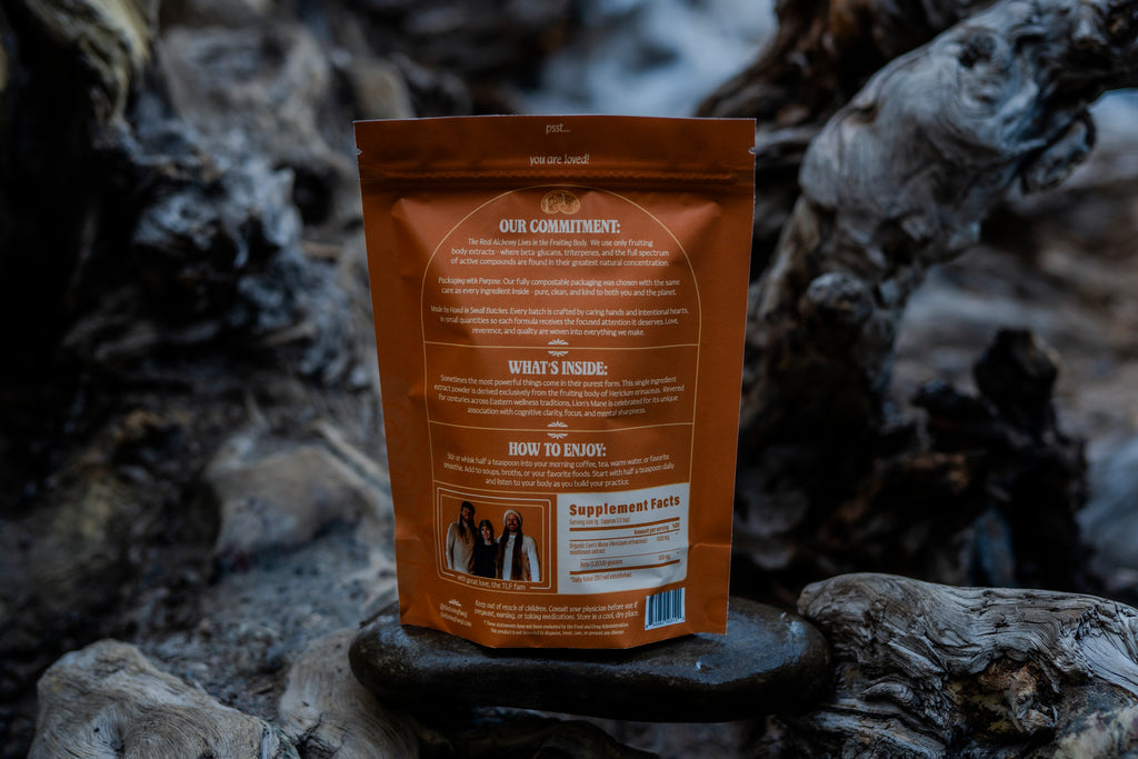 Lions Mane Mushroom Powder - 200 Servings